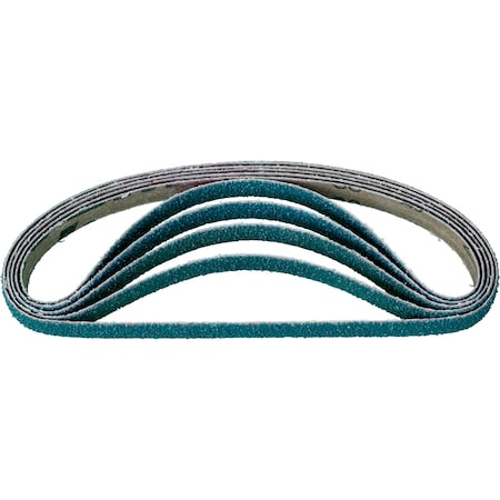 Pferd Coated Belt, Zirc, 1/2"x18", 36 Grit, 1/2" W, 18" L, Coated, Zirconia Alumina, 36 Grit 49717